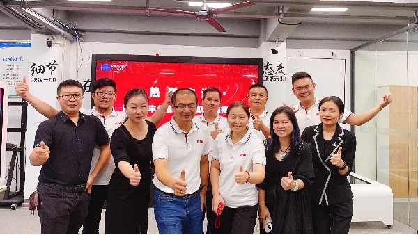 中億?？萍?xì)g迎印度客戶朋友蒞臨參觀考察